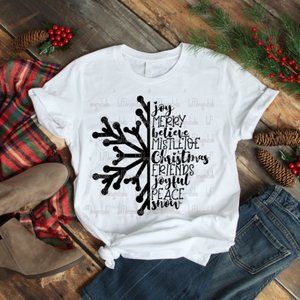 Snowflake Christmas Tee